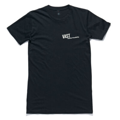 Casual Men's Tall T  -  Black Thumbnail